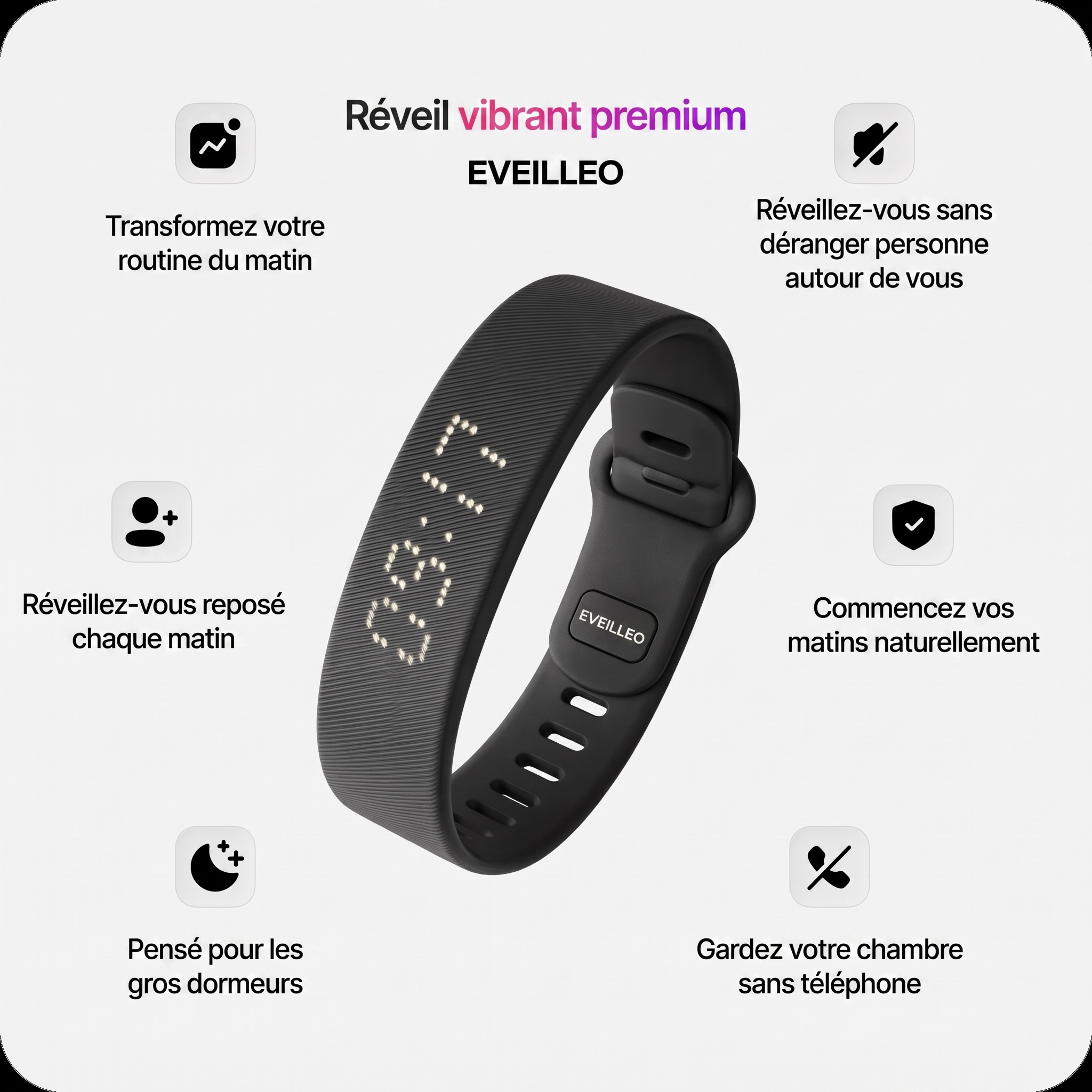 Eveilleo Alarme Vibrante